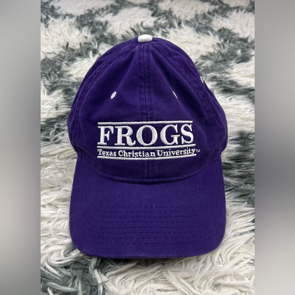 The Game Texas Christian University FROGS Purple Adjustable Hat Cap TCU